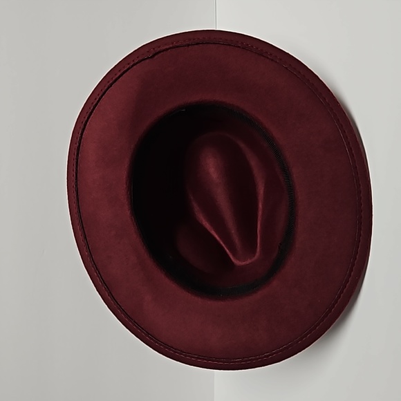 NEW! FODERA HAT BURGUNDY COLOR - Picture 3 of 4